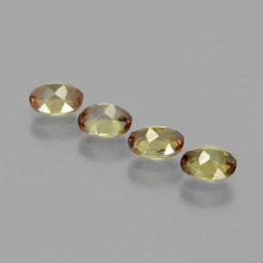 Gemme di Andalusite Multicolore naturale da  ct, Taglio ovale, VS