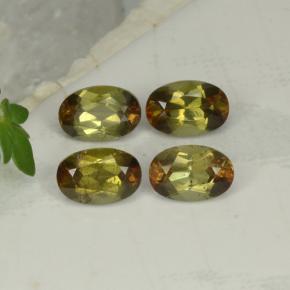 Gemme di Andalusite Multicolore naturale da 2.18 ct, Taglio ovale, VS