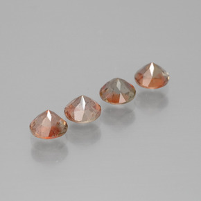 Gemme di Andalusite Multicolore naturale da  ct, Taglio rotondo, VS