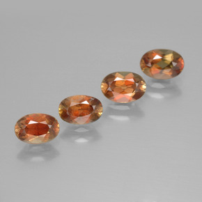 Andalusite naturale arancione da  ct, taglio ovale, VS