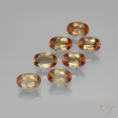 3.46ctw Naturale Multicolore Andalusite, Ovale, VS