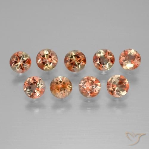 2.44ctw Naturale Multicolore Andalusite, Rotondo, VS