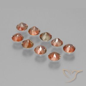 Gemme di Andalusite Multicolore naturale da 2.44 ct, Rotondo, VS