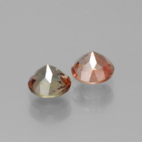 Gemme di Andalusite Multicolore naturale da  ct, Taglio rotondo, VS