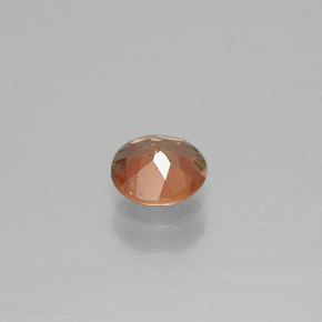 Andalusite Arancione marroncino naturale da 0.45 ct, Taglio rotondo, VS