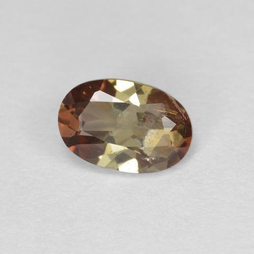 Andalusite Multicolore naturale da 0.48 ct, Taglio ovale, VS