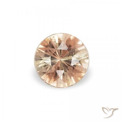 3.52ctw Naturale Marrone caldo Andalusite, Rotondo, VS