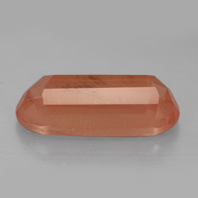 Andesina labradorite naturale arancione da 8,57 ct, forma fantasia, VVS
