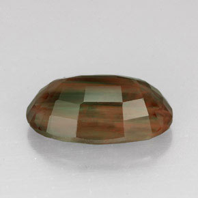 Andesina labradorite naturale rosso da 4,83 ct, taglio ovale, VVS-VS