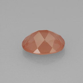 Andesina labradorite naturale rosso da 1,81 ct, taglio ovale, VVS