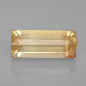 Andesina labradorite naturale giallo da 3,90 ct, baguette, VS