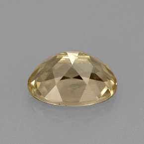 Andesina labradorite naturale giallo da 1,58 ct, taglio ovale, VVS-VS