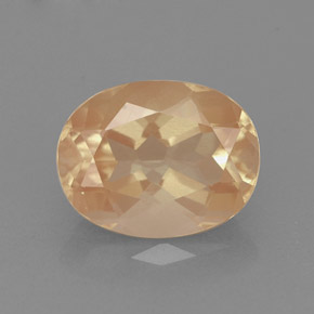 Andesina labradorite naturale rosso da 1,77 ct, taglio ovale, VVS