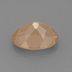 Andesina labradorite naturale rosso da 1,77 ct, taglio ovale, VVS
