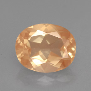 Andesina labradorite naturale giallo da 2,44 ct, taglio ovale, VVS-VS