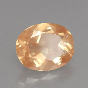 Andesina labradorite naturale giallo da 2,44 ct, taglio ovale, VVS-VS