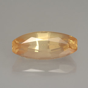 Andesina labradorite naturale giallo da 3,04 ct, forma fantasia, VVS