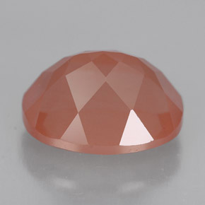Andesina labradorite naturale arancione da 3,10 ct, taglio ovale, VVS