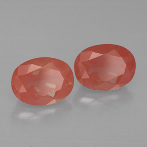 Andesina labradorite naturale rosso da  ct, taglio ovale, VS