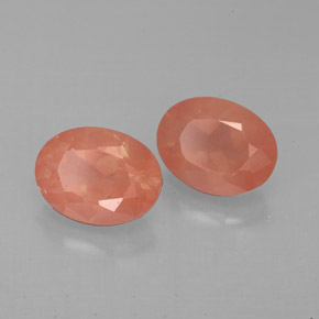 Andesina labradorite naturale rosso da  ct, taglio ovale, VS