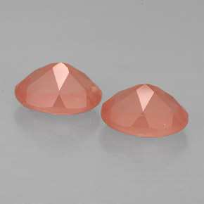 Andesina labradorite naturale rosso da  ct, taglio ovale, VS