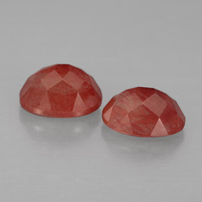 Andesina labradorite naturale rosso da  ct, taglio ovale, VS