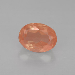 Andesina labradorite naturale rosso da 1,49 ct, taglio ovale, VS