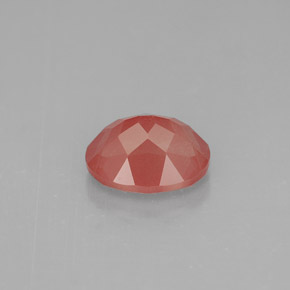 Andesina labradorite naturale rosso da 1,35 ct, taglio ovale, VS