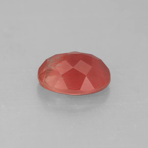 Andesina labradorite naturale rosso da 1,40 ct, taglio ovale, VS