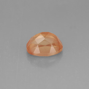 Andesina labradorite naturale rosso da 1,61 ct, taglio ovale, VS