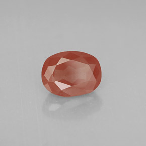 Andesina labradorite naturale rosso da 1,33 ct, taglio ovale, VS