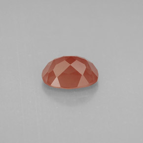 Andesina labradorite naturale rosso da 1,33 ct, taglio ovale, VS