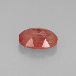 Andesina Labradorite Miele rosso naturale da 1.31 ct, Taglio ovale, VS