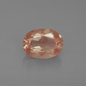 Andesina labradorite naturale rosso da 1,23 ct, taglio ovale, VS