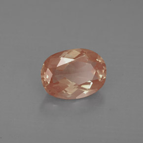 Andesina labradorite naturale rosso da 1,23 ct, taglio ovale, VS