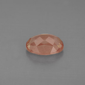 Andesina labradorite naturale rosso da 1,23 ct, taglio ovale, VS