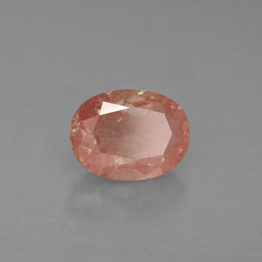 Andesina Labradorite Miele rosso naturale da 1.18 ct, Taglio ovale, VS