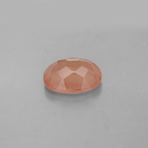 Andesina labradorite naturale rosso da 1,39 ct, taglio ovale, VS