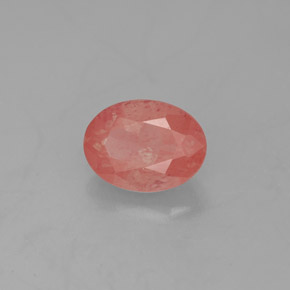 Andesina labradorite naturale rosso da 1,13 ct, trasparente, trasparente/traslucido