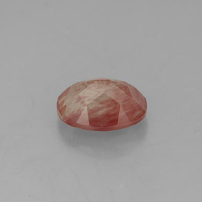Andesina Labradorite Miele rosso naturale da 1.39 ct, Trasparente, Trasparente/Traslucido