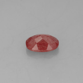 Andesina labradorite naturale rosso da 0,82 ct, trasparente, trasparente/traslucido