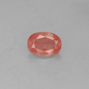 Andesina labradorite naturale rosso da 0,79 ct, trasparente, trasparente/traslucido