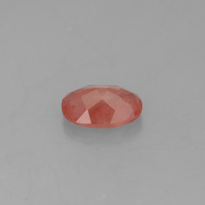 Andesina labradorite naturale rosso da 0,79 ct, trasparente, trasparente/traslucido