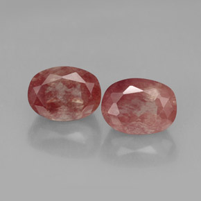 Andesina labradorite naturale rosso da  ct, trasparente, trasparente/traslucido