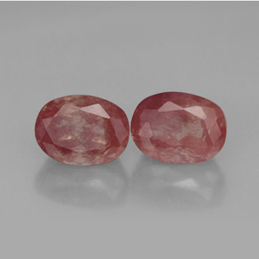 Andesina labradorite naturale rosso da  ct, trasparente, trasparente/traslucido