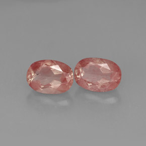 Gemme di Andesina Labradorite Miele rosso naturale da  ct, Trasparente, Trasparente/Traslucido