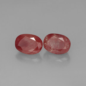 Andesina labradorite naturale rosso da  ct, trasparente, trasparente/traslucido