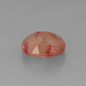 Andesina Labradorite Miele rosso naturale da 2.07 ct, Trasparente, Trasparente/Traslucido