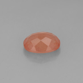 Andesina labradorite naturale rosso da 1,30 ct, trasparente, trasparente/traslucido