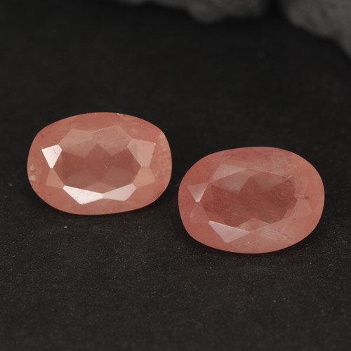 Andesina labradorite naturale rosso da 1,91 ct, taglio ovale, VVS-VS